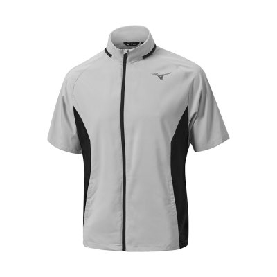 Cazadoras Mizuno Drizzle Hoodie T Hombre - Grises - Chile M217UYCKJQ